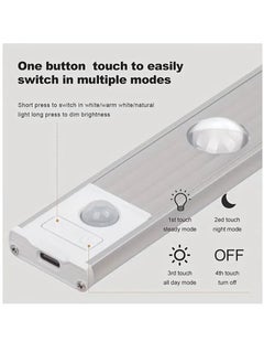 Motion Sensor Light, Rechargeable Night Light-White Light, Warm Light, Natural Light-LED Closet Light-Kitchen Cabinet Light-For Reading, Closet, Cabinet, Bedside, Study Light - pzsku/ZDB824FED5634187C0DA5Z/45/_/1712582857/0494cb3b-7718-4a34-a07c-156274ff2896