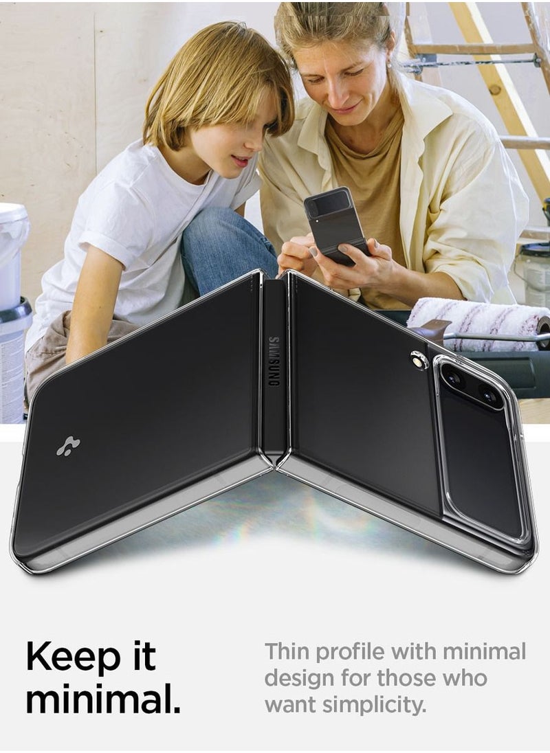 Spigen - غطاء حماية Air Skin لهاتف Samsung Galaxy Z Flip 4 (2022) - شفاف للغاية - Image 1