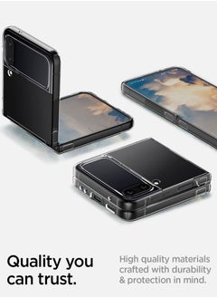 Spigen Air Skin Case Cover For Samsung Galaxy Z Flip 4 (2022) - Crystal Clear  - Image 2