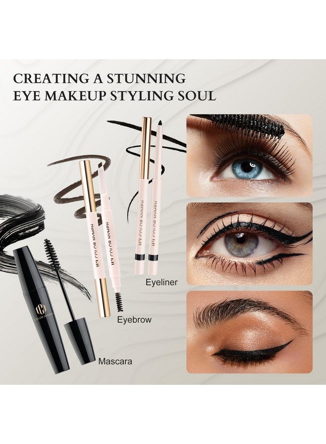 كولور_نيمف مجموعة مكياج احترافية للفتيات، مجموعة مكياج للفتيات المراهقات مع حقيبة تخزين مجموعة مكياج للنساء مجموعة مستحضرات تجميل كاملة، تعبئة فردية ظلال العيون أحمر الخدود أحمر الشفاه الماسكارا وما إلى ذلك - ذهبي - Image 2