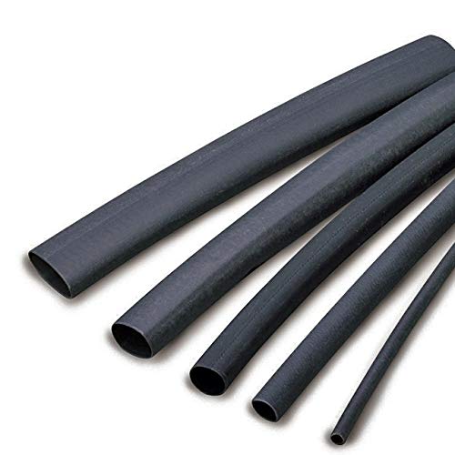 Electriduct Electriduct 1/4" PTFE Heat Shrink Tubing - 1.7 to 1 Ratio - 10x 1FT Sticks (10 Feet Total) - Black  - Image 1
