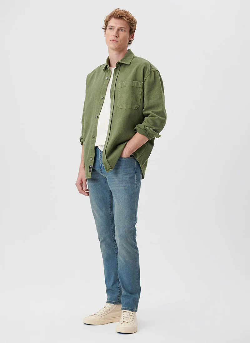 مافي بنطال جينز "جيك" بملمس ناعم