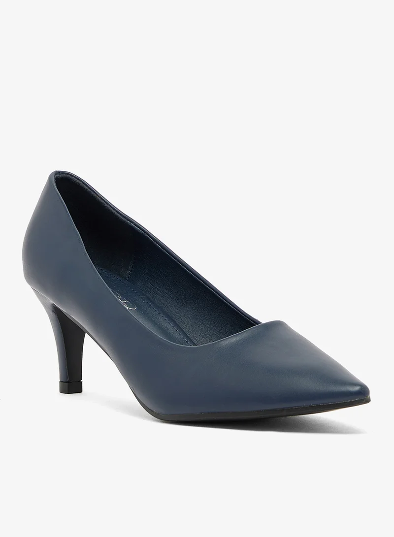 سبوت أون حذاء بكعب مدبب