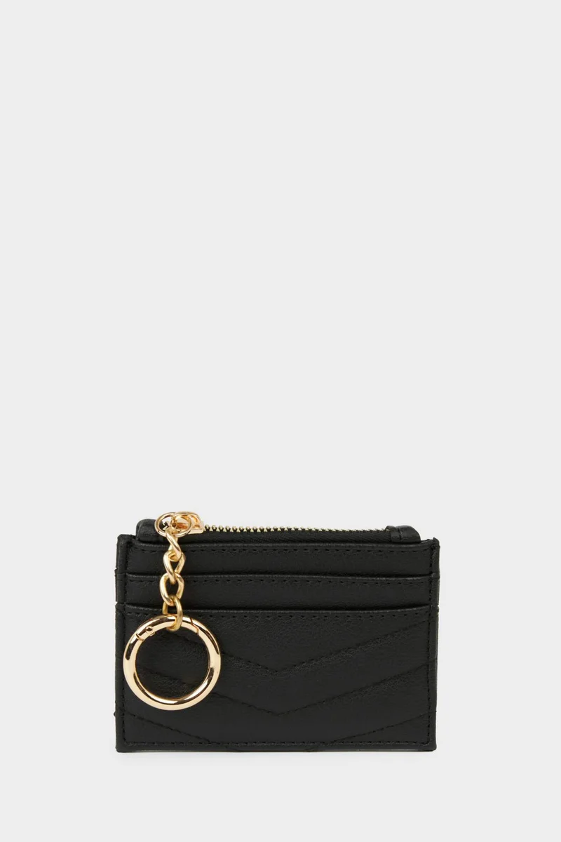 Woman Faux Leather Business Card Wallet