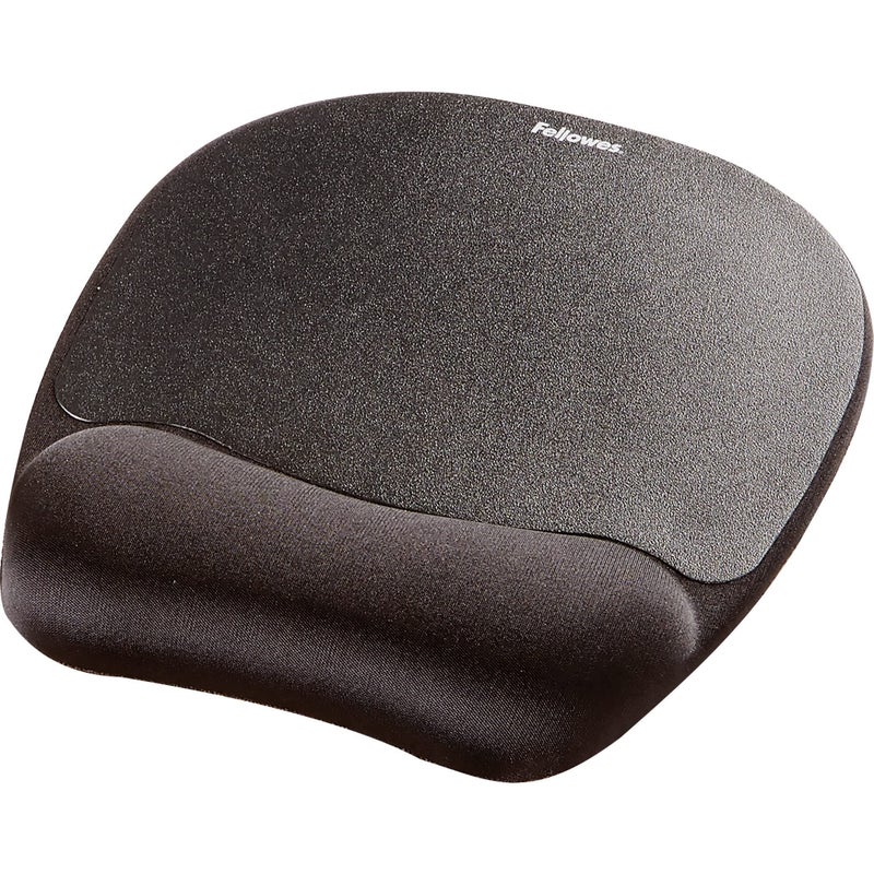 Fellowes Memory Foam Mouse Pad/Wrist Rest- Black (9176501) - Image 2