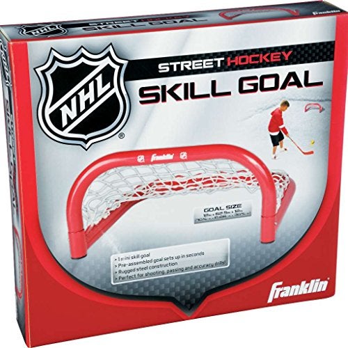 Franklin Sports Mini Skills Street Hockey Goal - Outdoor + Indoor Steel Mini Hockey Net - Perfect for Practice and Training - Image 2