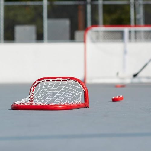 Franklin Sports Mini Skills Street Hockey Goal - Outdoor + Indoor Steel Mini Hockey Net - Perfect for Practice and Training - Image 5