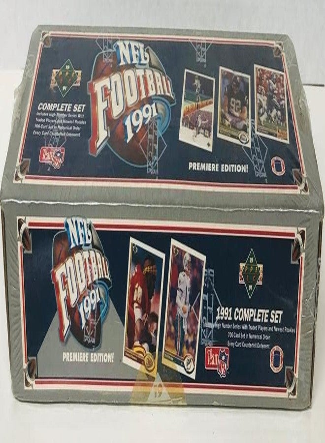 Upper Deck NFL Football 1991 Complete 700 Card Set Premier Edition - Image 1