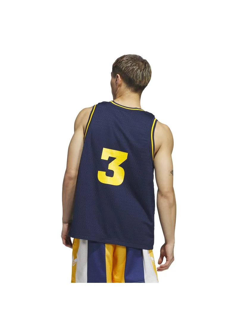 Adidas adidas OG BBALL JERSEY Blue Originals Unisex TOPS