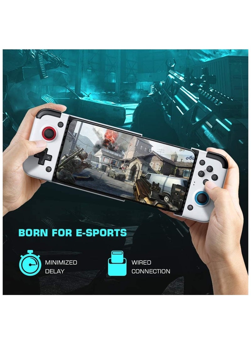 Gamer - GameSir X2 Mobile Game Controller For Android Phone - Cloud, Stadia, Vortex Gaming Supported, 51° Movable Type-C Wired Joystick, Plug and Play E-Sports Gamepad No Battery, Clickable Analog Thumbsticks - Image 1