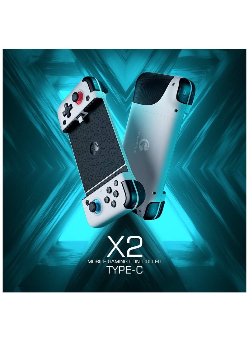 Gamer - GameSir X2 Mobile Game Controller For Android Phone - Cloud, Stadia, Vortex Gaming Supported, 51° Movable Type-C Wired Joystick, Plug and Play E-Sports Gamepad No Battery, Clickable Analog Thumbsticks - Image 1