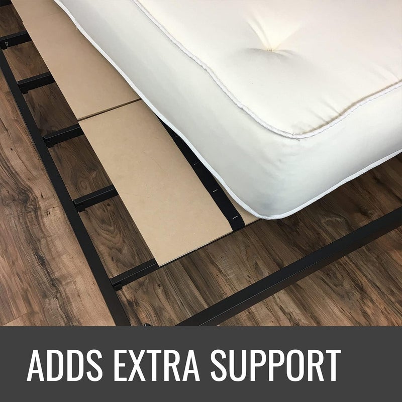 DMI Foldable Box Spring Bunkie Board Bed Support Slats for Support to Streamline and Minimize the Bed No Assembly Needed Twin Size 60 x 30Brown - Image 4