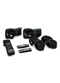 AUTOSMART 5-Piece Rooftop Luggage Management Ratchet Strap Black 1.5 Inch x 8 ft  - Image 3