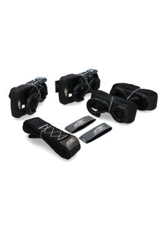 AUTOSMART 5-Piece Rooftop Luggage Management Ratchet Strap Black 1.5 Inch x 8 ft  - Image 2