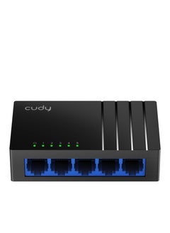 cudy Cudy GS105D 5 Port Gigabit Ethernet Switch Desktop Ethernet Splitter Plastic Case Unshielded Switch Plug & Play  - Image 1