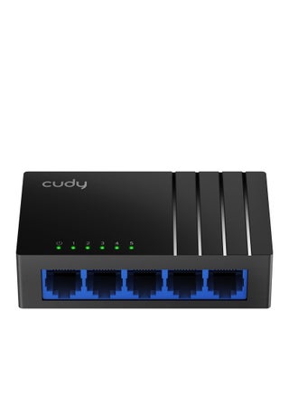 Cudy GS105D 5 Port Gigabit Ethernet Switch Desktop Ethernet Splitter Plastic Case Unshielded Switch Plug & Play - pzsku/ZDB82F2DB897AD64BF236Z/45/_/1732700226/34f521a8-8483-462e-a434-aa220f4c3f0b