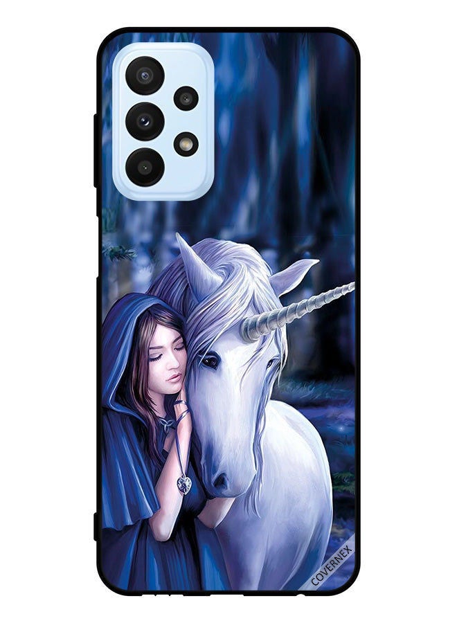 Covernex Protective Case Cover For Samsung Galaxy A23 Girl Love Unicorn - Image 1