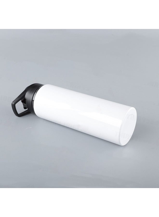 Big Mouth Capacity Aluminum Pot Creative Personality Printed Logo Blank Coating Cup Heat Transfer Sublimation Sports Kettle-Color:White With White Box Packaging-Capacity:750ML - Image 5