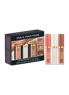 Max Factor Triple 2000 Calorie Lip Glaze Gloss Kit  - Image 1