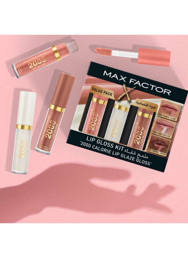 Max Factor - Triple 2000 Calorie Lip Glaze Gloss Kit - Image 1