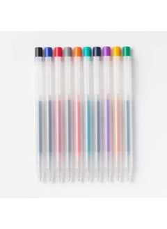 MUJI Smooth Gel Knock Type Pen 0.5Mm 10 Colors Set (Japan Import)  - Image 2