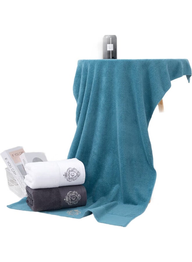 Grace Antibacterial And Anti-Mite Five-Star Hotel Pure Cotton High-End Bath Towel For Men And Women, All-Cotton, Highly Absorbent, Soft, Extra Large And Thick - Image 2