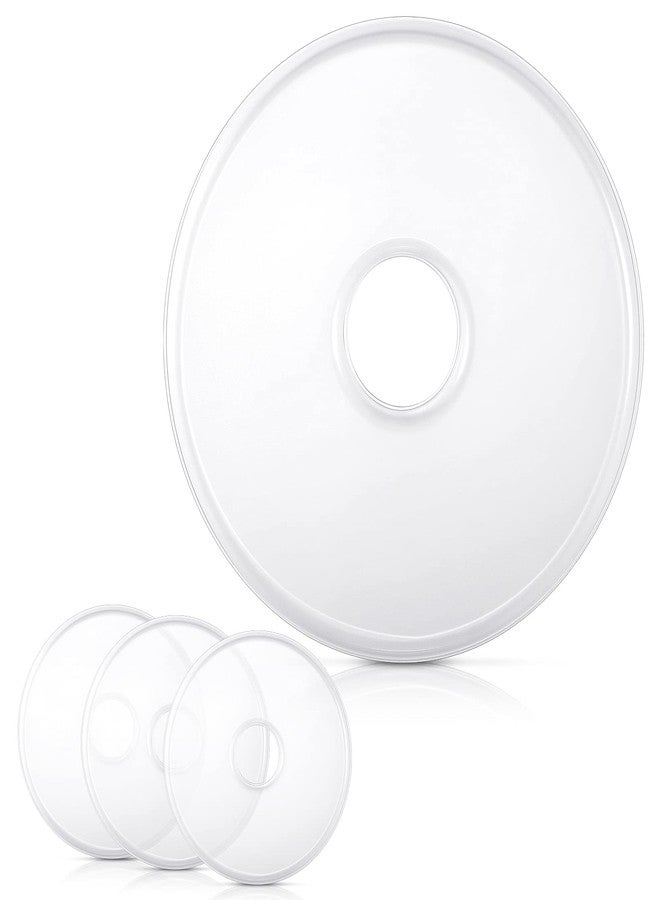 نوينن مجموعة نوينين من 4 قطع من أوراق تجفيف الفاكهة غير اللاصقة، أوراق دائرية مقاس 12.2 بوصة، ملحقات مجفف الطعام، مصنوعة من بلاستيك آمن غذائياً، مثالية لتجفيف الصلصات والهريس والحساء (4 قطع) - Image 1