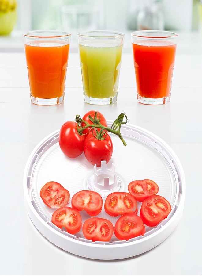 نوينن مجموعة نوينين من 4 قطع من أوراق تجفيف الفاكهة غير اللاصقة، أوراق دائرية مقاس 12.2 بوصة، ملحقات مجفف الطعام، مصنوعة من بلاستيك آمن غذائياً، مثالية لتجفيف الصلصات والهريس والحساء (4 قطع) - Image 5