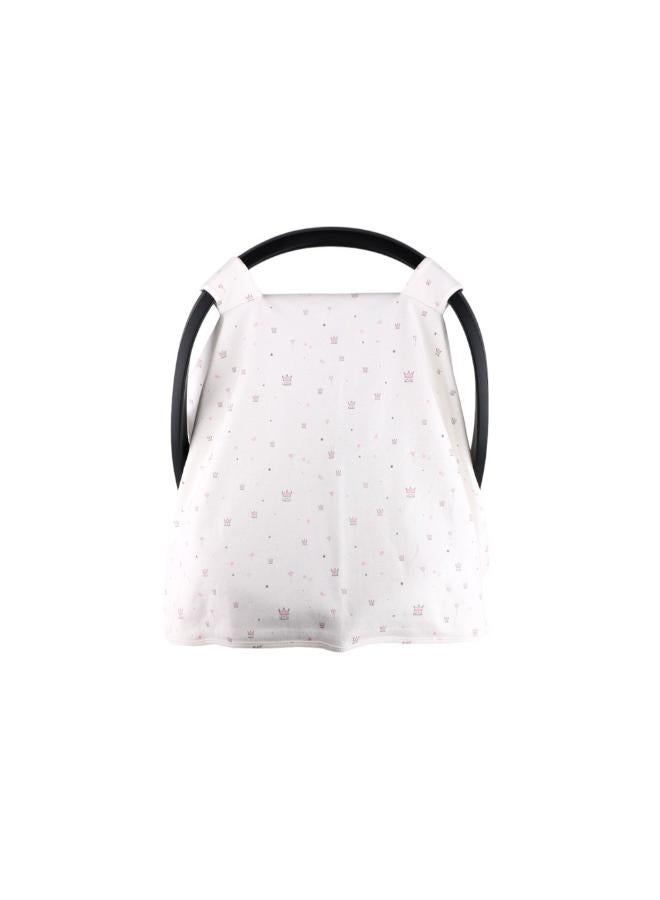 Car Seat Cover Princess This Car Seat Cover Provides Full Protection for Your Baby, Shielding Them from the Sun, Wind, and Mosquito Bites. It Also Offers Privacy, Keeping Your Baby Safe