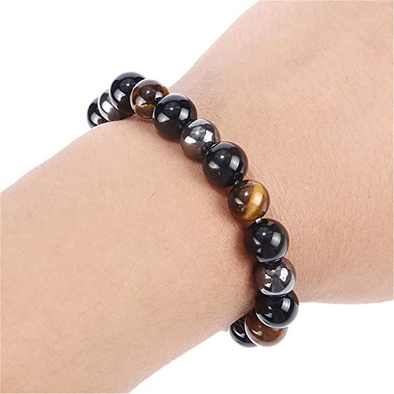 DivaGlamz Histone Germanium Lymphatic Detox Bracelet For Women, Natural Stone Beads Layered Lymphatic Drainage Health Energy Healing Bracelets Adjustable Crown Beaded Gift Jewelry (4Pcs) - Image 5