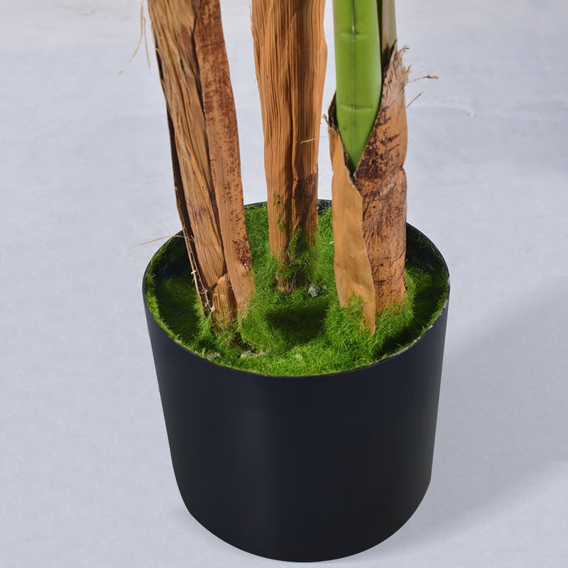 شاربدو 180 سم طائر اصطناعي من الجنة النبات ، 28 أوراق ، مناسبة للمكتب / مركز التسوق / استخدام داخلي / خارجي - Image 5