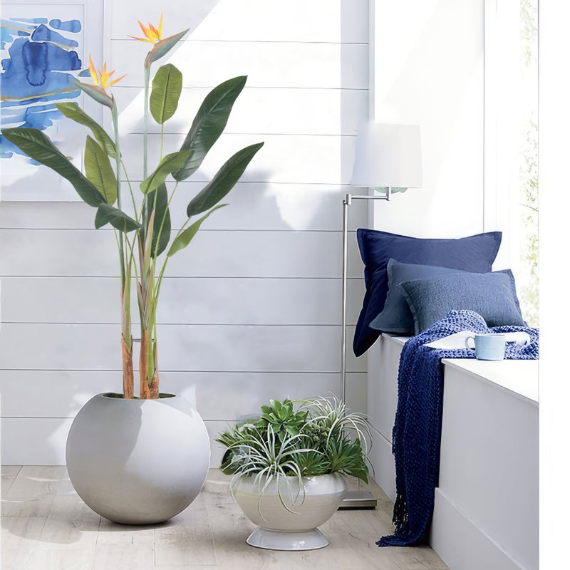 شاربدو 180 سم طائر اصطناعي من الجنة النبات ، 28 أوراق ، مناسبة للمكتب / مركز التسوق / استخدام داخلي / خارجي - Image 2