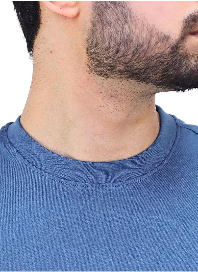 GIORDANO Men's Cotton Jersey Crew Neck Slim Fit Tee