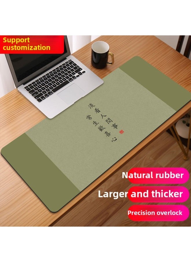 Chinese Style Text Simple Mouse Cushion Oversized Wrist Guard Advanced Sense Computer Desk Mat Office Large-Color:400x900mm3mm-Pattern:LC641