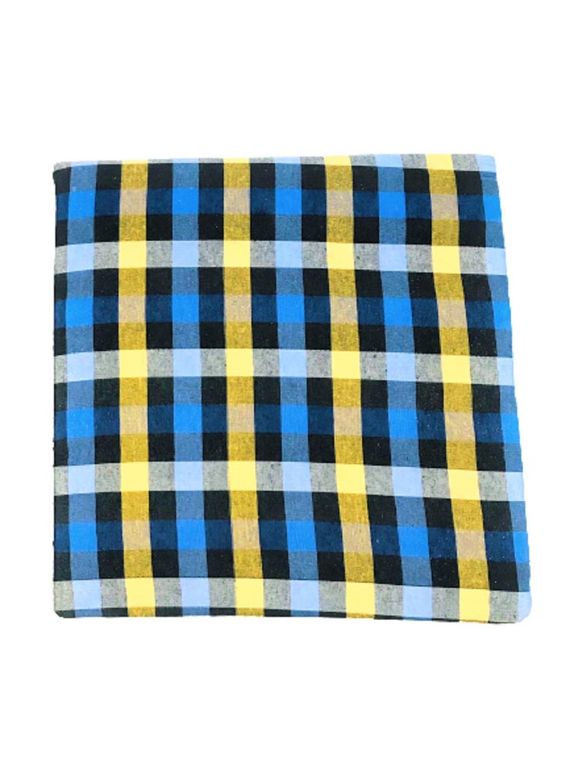 ATOOTFUSION EPE Foam Medium Hard light weight movable Chair Pad /Gaddi Cushion(Size 18X18X2 Inches, Blue)- Count of 02 - Image 4