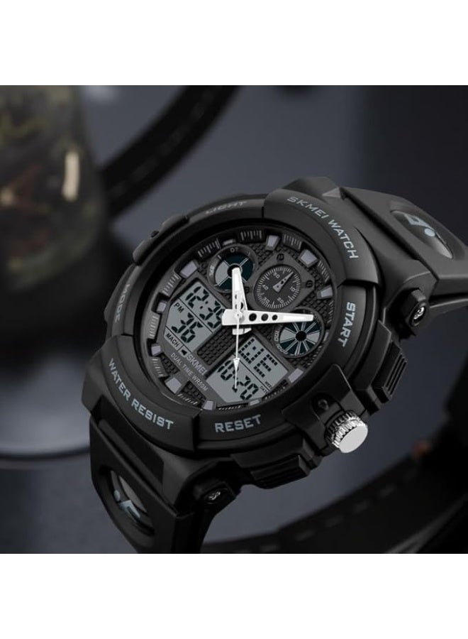 سكمي ساعة رجالية مطاطية تناظرية/رقمية 1270 - Image 5