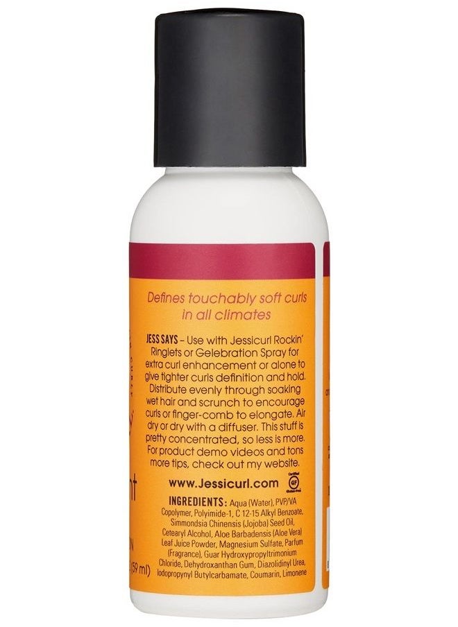 Jessicurl - , Confident Coils Styling Solution, Island Fantasy, 2 Fl oz. Curl Cream for Humidity Control and Frizz Control, Curly Hair Products, Styling Cream - Image 1
