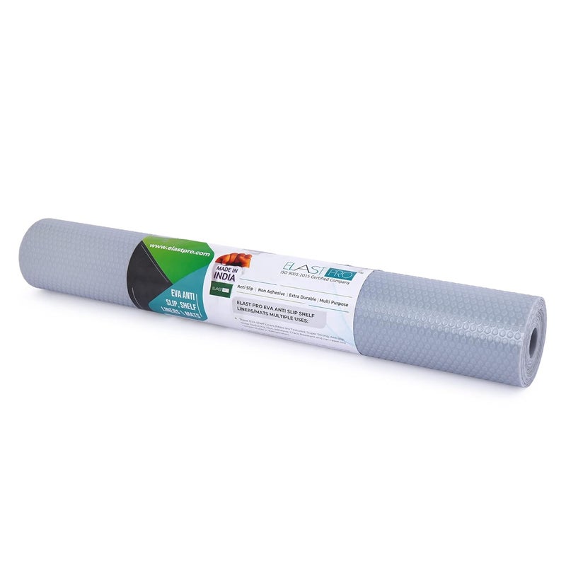 ElastPro Ethylene Vinyl Acetate EVA Useful And Multipurpose Full Length Anti Slip Solid MatSheet500 Cm X 45 Cm1 Mm Thick5 MeterGrey - Image 2
