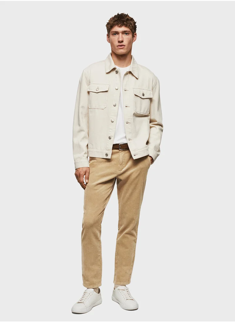 مانجو مان Corduroy Slim Fit Pants