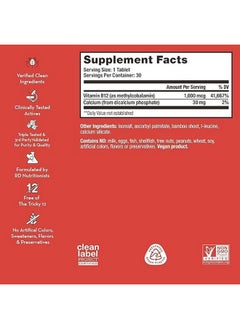 HUM HUM B12 Turbo - Daily Energy & Calcium Support & Mood Support + Hormone Balance - Non-GMO, Gluten-Free, Vegan (30-Count)  - Image 4