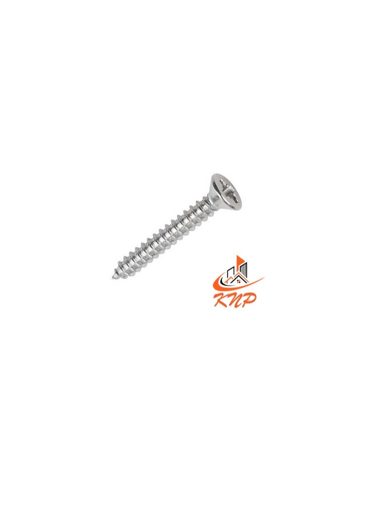 KNP Countersunk Self-Tap Screws - Pack of 200 (1" x 6g) - Image 2