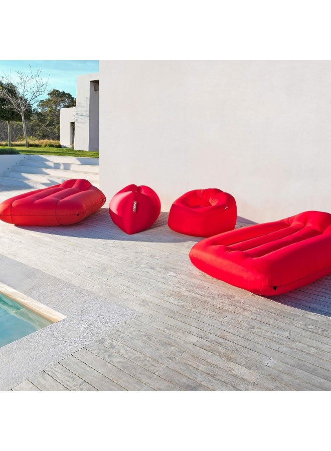 Fatboy فاتفوي USA لامزاك النسخة 1 أريكة قابلة للنفخ، حجم واحد، أحمر - Image 2