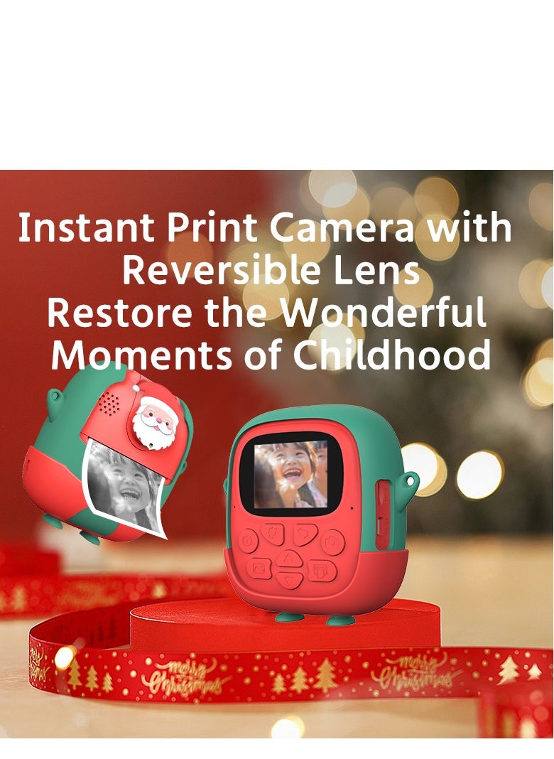 GULFLINK Instant Print Photography Dual Lens 16X Zoom Mini Photos Printer Thermal Print cams Instant Photo Camera  - Image 2