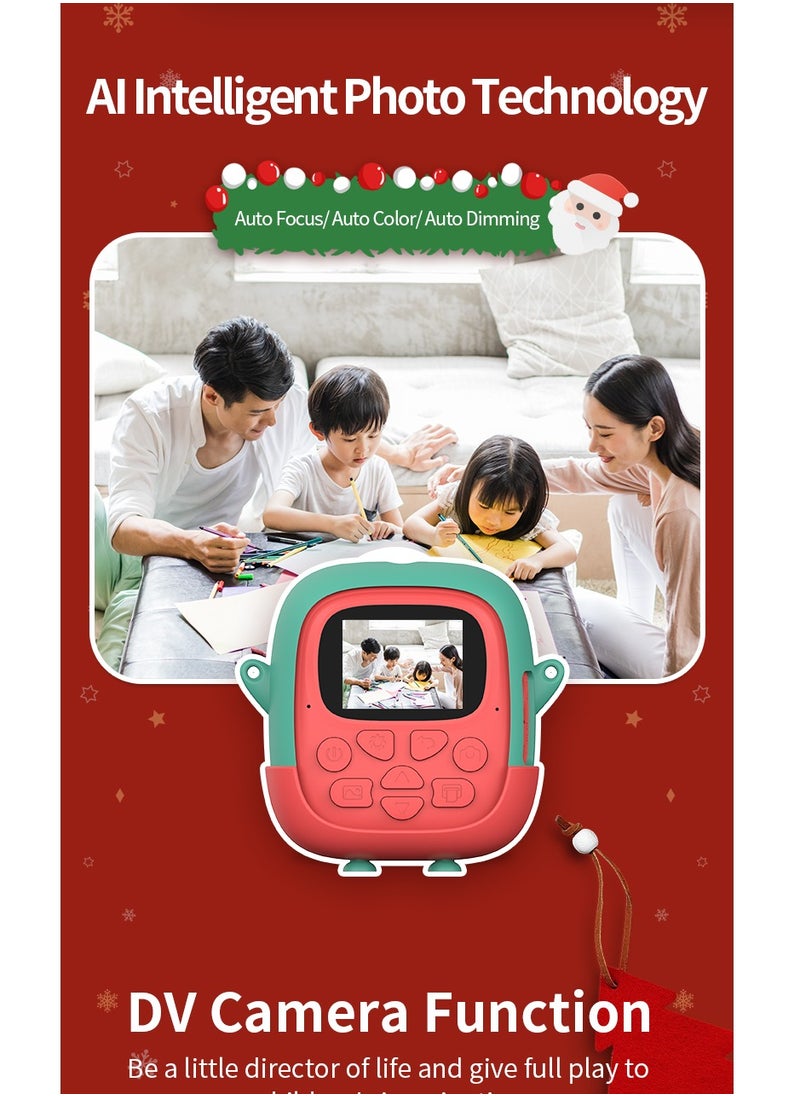 GULFLINK Instant Print Photography Dual Lens 16X Zoom Mini Photos Printer Thermal Print cams Instant Photo Camera  - Image 4