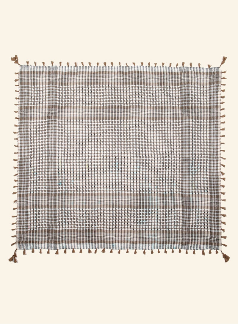 Arab Cothing, Muslim Men's Headscarf, Men's Headscarf, Middle Eastern Dubai Ethnic Style, Su Gai Shawl Scarf  - Image 3