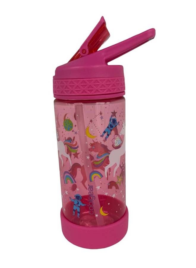 Cool Gear Water Bottle System W Stick 16Oz Pink-Unicornleak Proof , Cool Gear , Cool Gear  For Gym, Cool Gear  For Travel, Trendy Hydration Bottle, Reusable Bottle, Cool Gear  For Kids, Cool Gear Saudi - Image 2