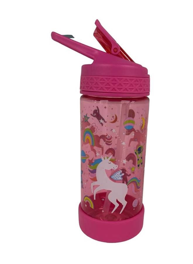 Cool Gear Water Bottle System W Stick 16Oz Pink-Unicornleak Proof , Cool Gear , Cool Gear  For Gym, Cool Gear  For Travel, Trendy Hydration Bottle, Reusable Bottle, Cool Gear  For Kids, Cool Gear Saudi - Image 3