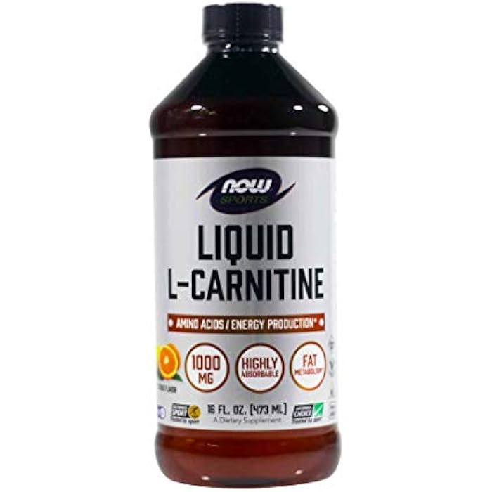 now L-Carnitine Liquid Citrus Flavor 1000 mg - 16 oz. - Image 1