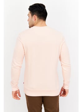 Levi's Men Crew Neck Graphic Print Sweatshirt, Peach  - Image 4