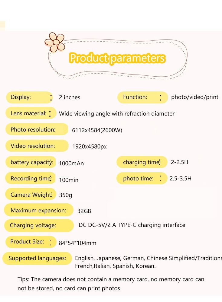 GULFLINK Kids Toy Camera for Child Boys Red - Image 2